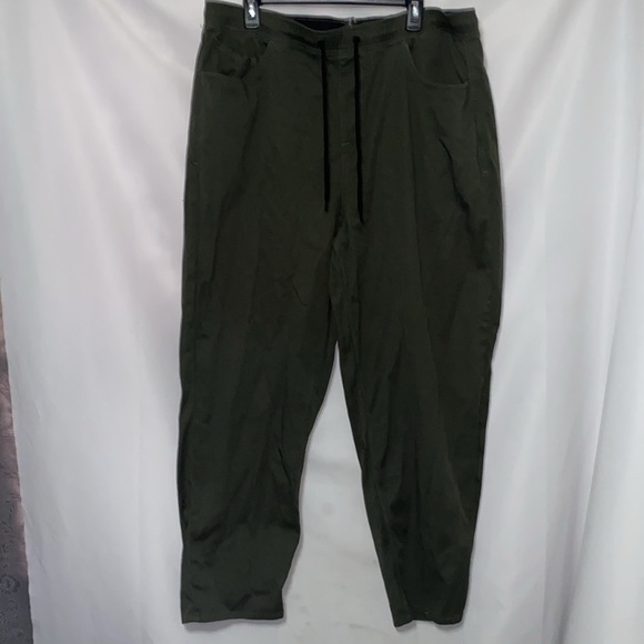 VOLVOM OLIVE Green Joggers MENS size XXL PULL ON ELASTIC DRAWSTRING WAIST CLEAN - Picture 5 of 10